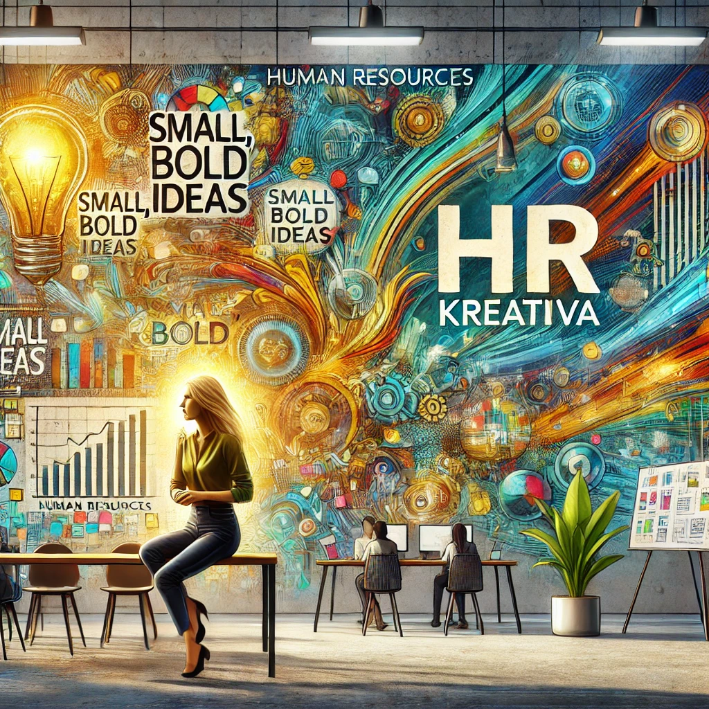 An artistic representation od HR creativity An artistic representation od HR creativity